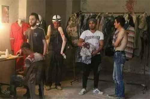 Cascos Blancos en plena tarea Alemania acogerá a los Cascos Blancos evacuados de Siria
